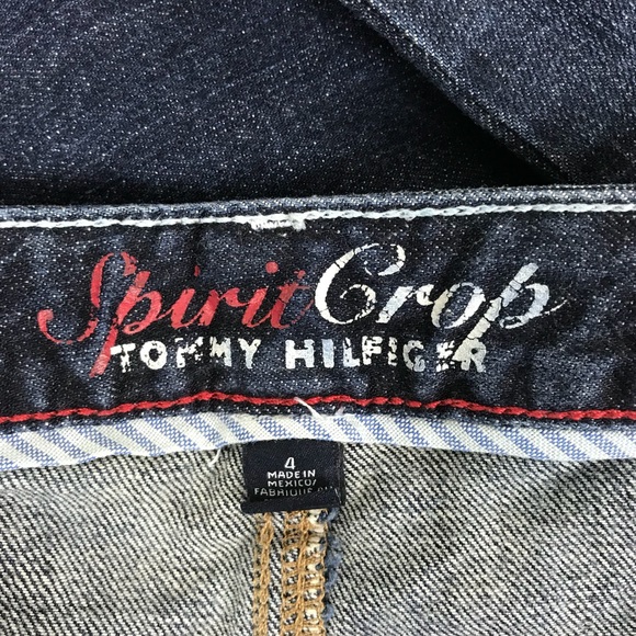 Tommy Hilfiger Spirit Crop Jeans Size 4 Women Blue - Picture 6 of 8